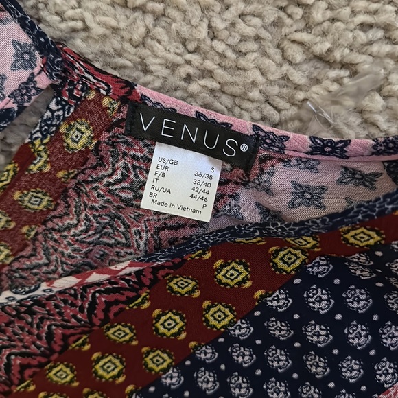 Venus Mixed Print Romper - Picture 4 of 4